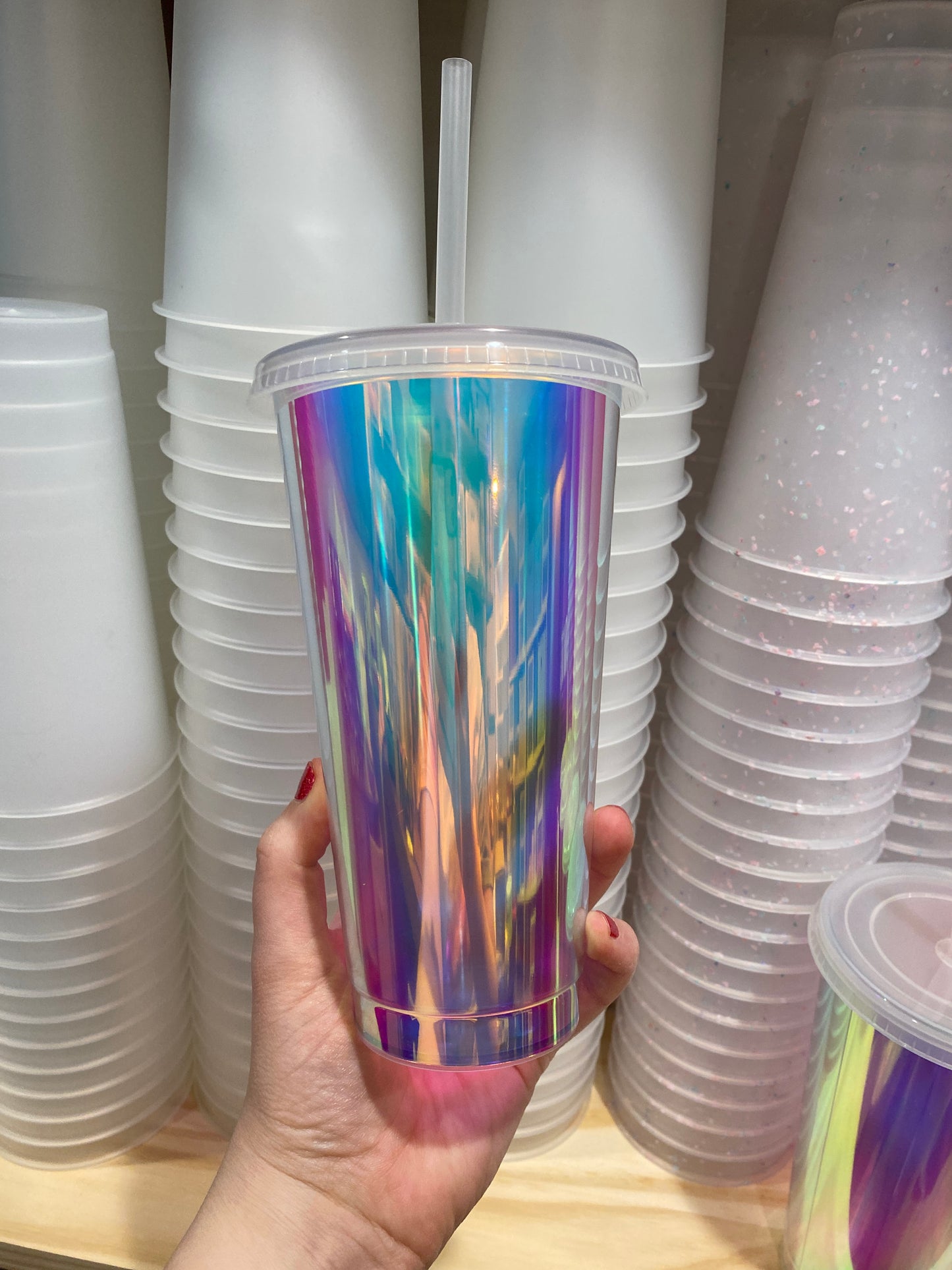 Iridescent Cold Cups