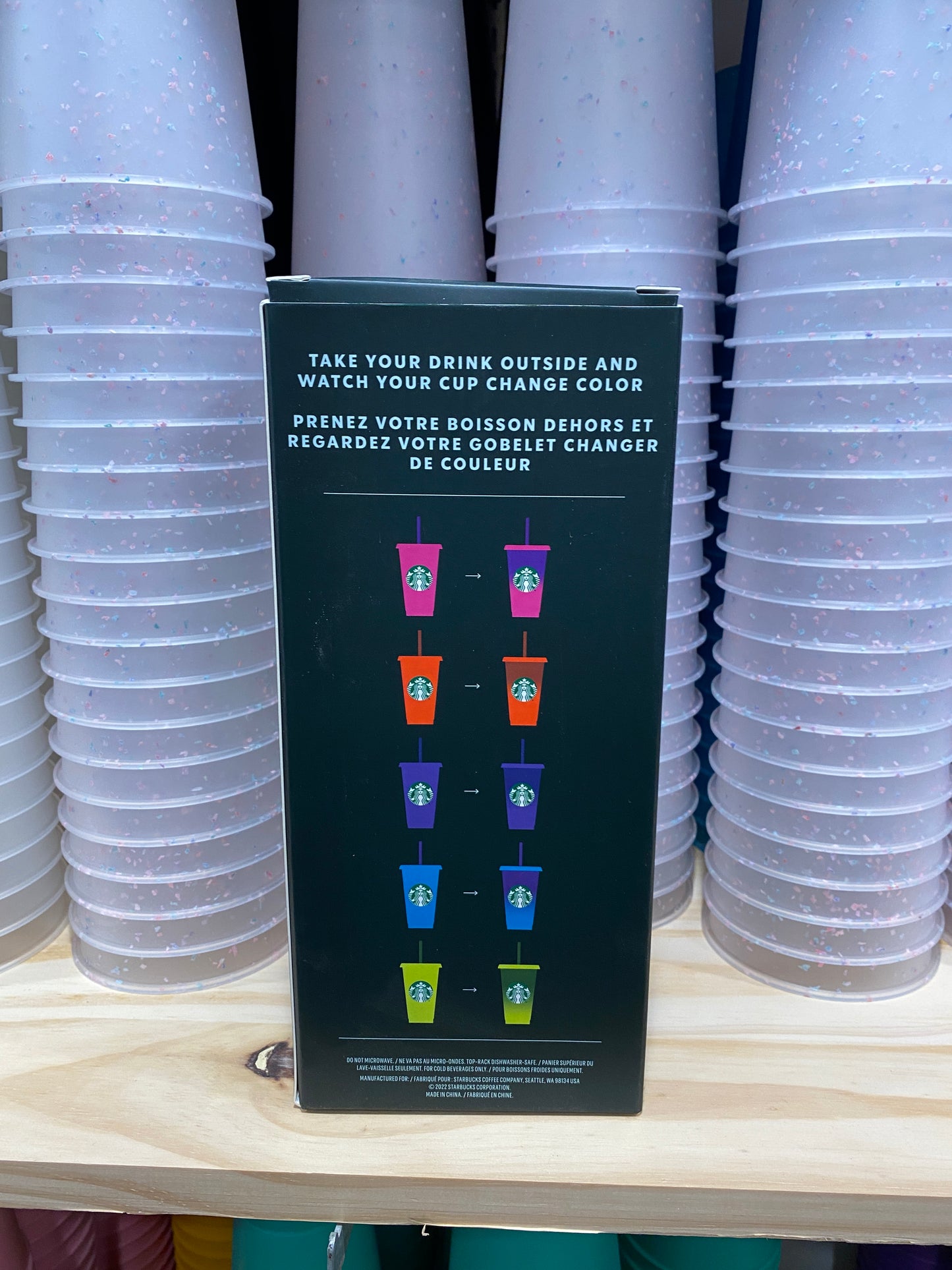 Starbucks UV Changing Cold Cups