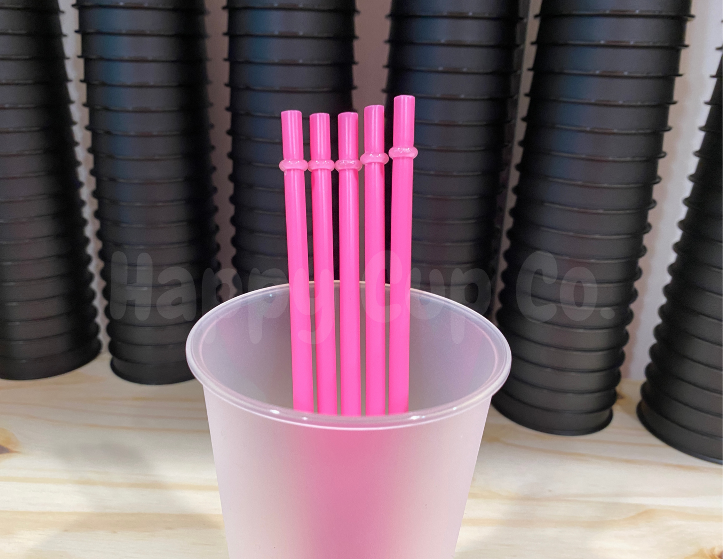 Light Pink Straws